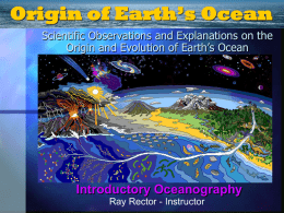 Origin of Ocean