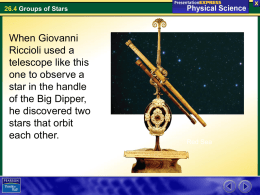 26.4 Groups of Stars