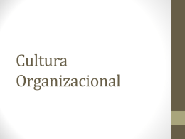 Cultura Organizacional - Campus Virtual Pregrado