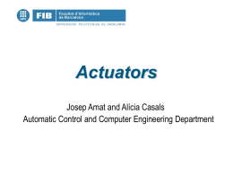 Pneumatic and Hydraulic Actuators