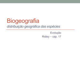 Biogeografia I