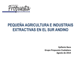 Epifanio Baca - Ind. Extractivas 2014