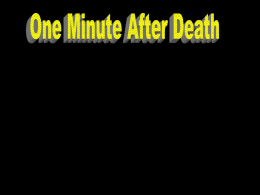 One Minute After Death - Radford Church of Christ