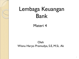 bank - Rangkuman Materi Akuntansi