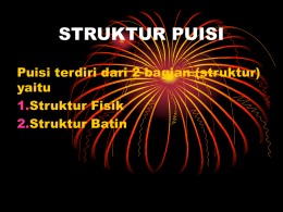 STRUKTUR PUISI - www.haryasalaka.webs.com