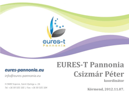 EURES-T Pannonia