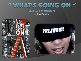 “ What`s Going On “ All Star Tribute