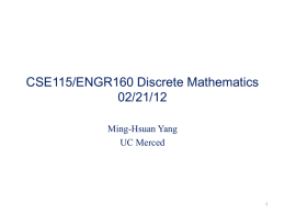 CS173: Discrete Math