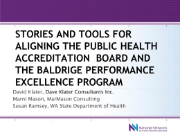 1 - National Network of Public Health Institutes