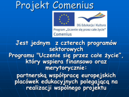 Prezentacja programu Comenius w Polsce