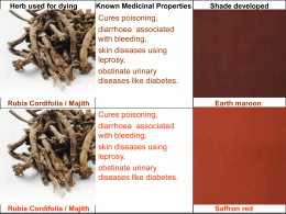 Known Medicinal Properties Shade developed Herb