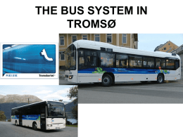 The Bus System in Tromsø