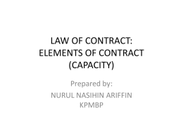 capacity - law4students