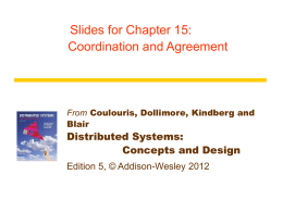 Chapter 15 - Distributed Systems | Concepts and Design, Fifth Edition