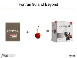 Fortran 90 +