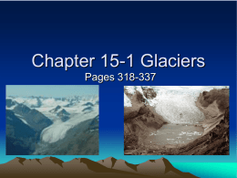 ch 15 pp notes Glaciers