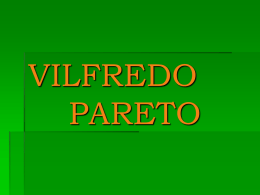 Vilfredo Pareto prezentace