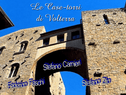 Le Case-torri di Volterra