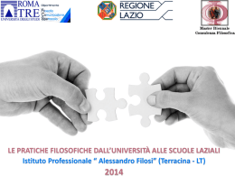 PPT - Master in Consulenza Filosofica