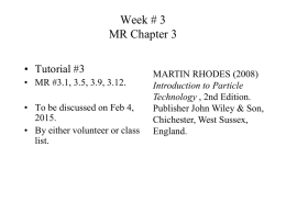 Lecture 3