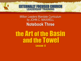 The Art of The Basin and the Towel