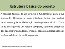 Estrutura basica projeto - Carlos Pinheiro
