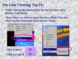 1) What is an action query?