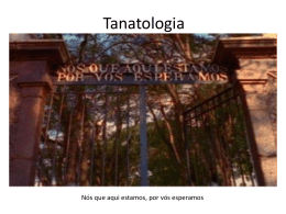 Tanatologia - Ronaldo Galvão