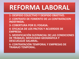 Reforma Laboral - Unión Regional de CC.OO. de La Rioja