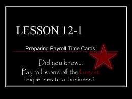 Lesson 12-1
