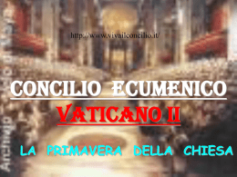 Il Concilio Vaticano II 2014 - ICS Aldo Moro
