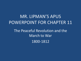 MR. LIPMAN`S APUS POWERPOINT FOR CHAPTER 11