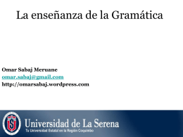La Gramática - WordPress.com