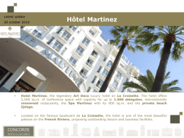 Restaurants - Concorde Hotels & Resorts