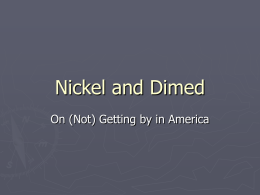 Nickel and Dimed - Allen County Schools