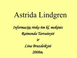 Astrida Lindgren