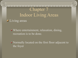 Chapter 7 Indoor Living Areas