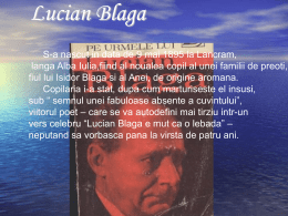 Lucian Blaga (9 mai 1895 – 1961)