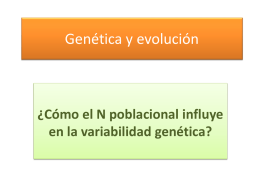 Evaluación de la variabilidad genética
