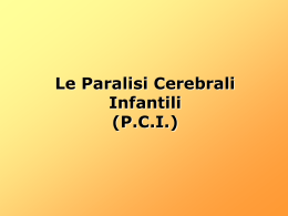 Le paralisi cerebrali infantili - introduzione