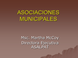 Asociaciones Municipales: Nicaragua