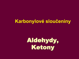 Aldehydy a ketony