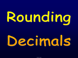 Round Decimals