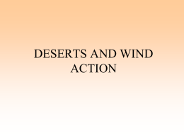 DESERTS AND WIND ACTION - Missouri State University