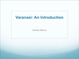 Varanasi: An Introduction