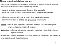 funzione termometrica