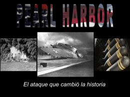 Pearl Harbour - Historia en 1º Bachiller