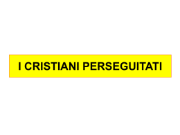 Le persecuzioni religiose nell`et&agrave; antica