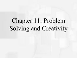 Cognitive Psychology, Fifth Edition, Robert J. Sternberg Chapter 11