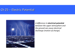 electric potential difference